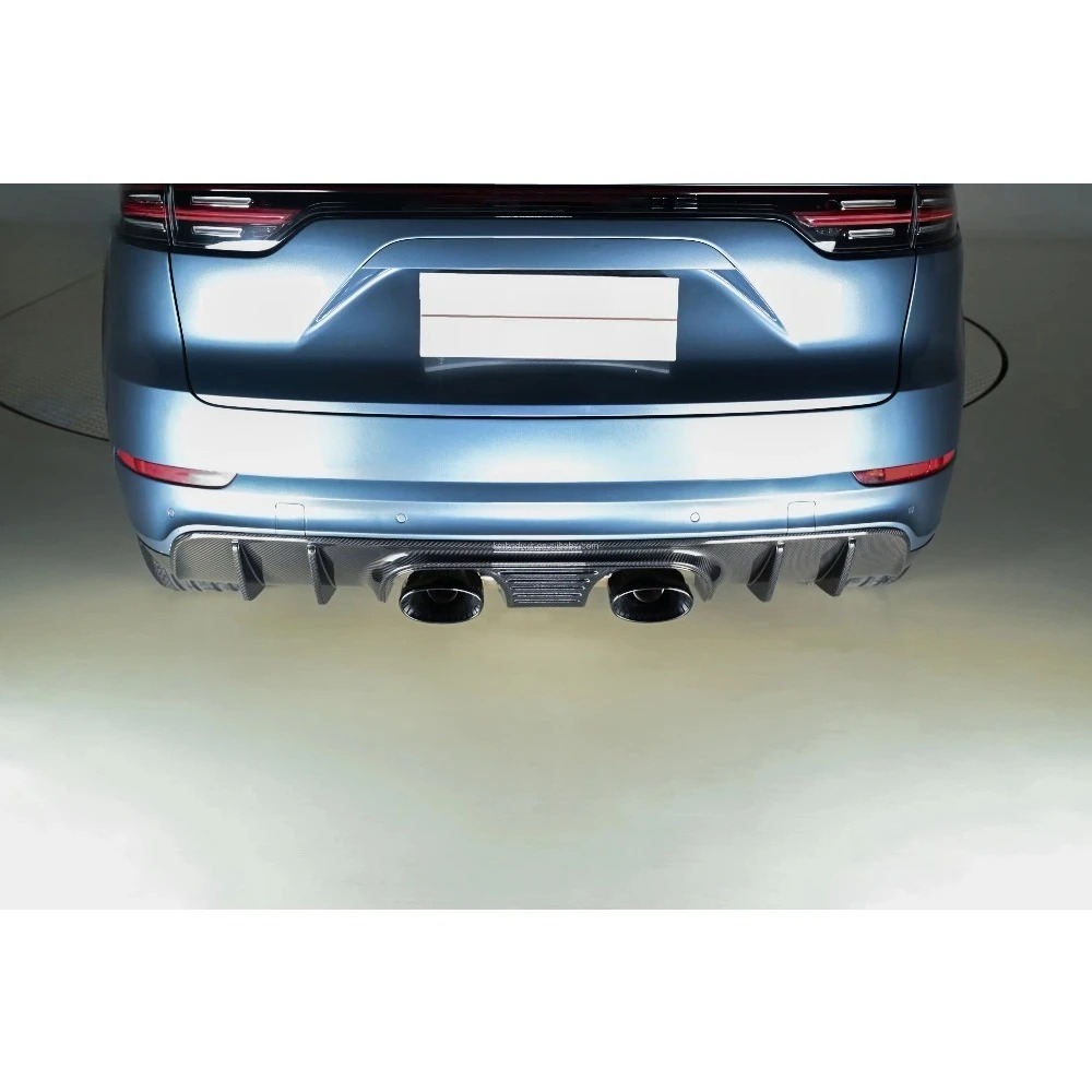 New  for 9Y0 E3 9YA 2018-2024 up GT Style Dry Carbon Fiber Rear Diffuser Rear Lip Bumper Exhaust Tips